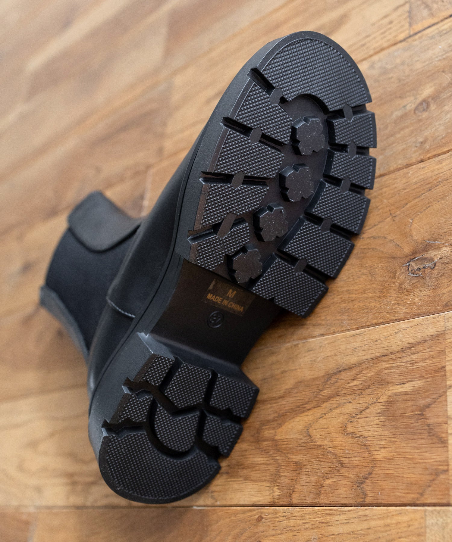 ボリュームソールサイドゴアショートブーツ