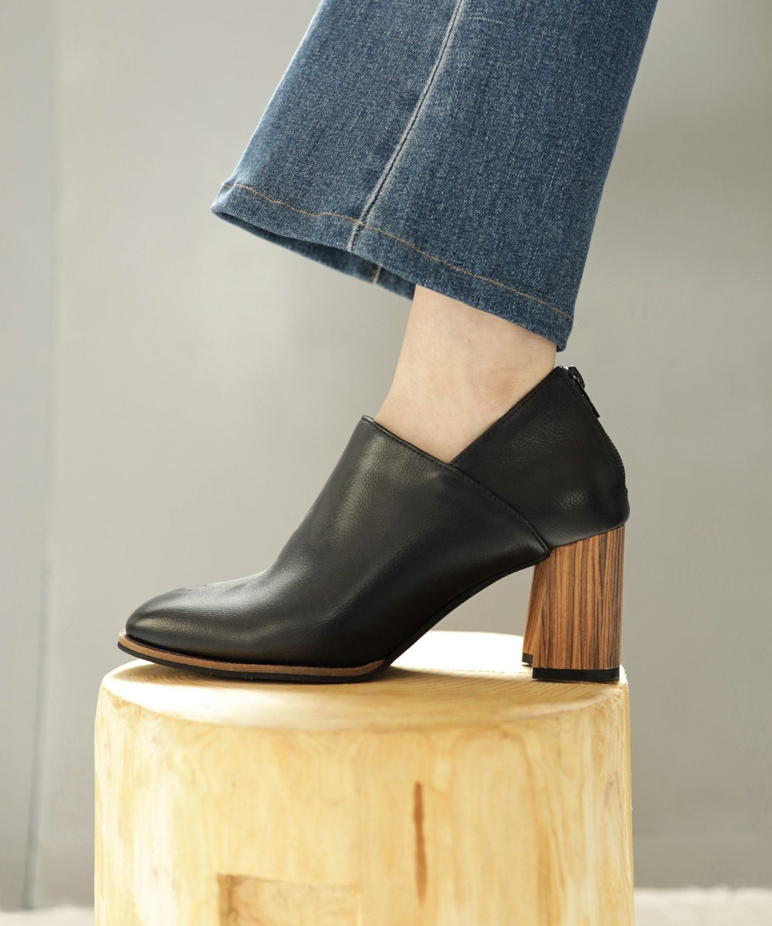 ウッドヒールブーティ 【公式ショップ・ZOZOTOWN・Amazon・ロコンド限定販売アイテム】