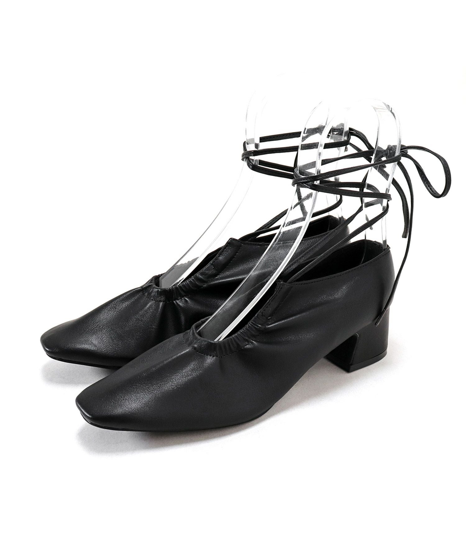 スクエアトゥレースアップパンプス | SESTO(セスト)|レディース