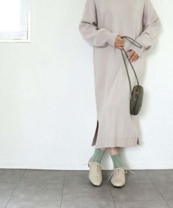 【4E幅広・大きいサイズ】スクエアトゥフラットレースアップパンプス ▲返品不可