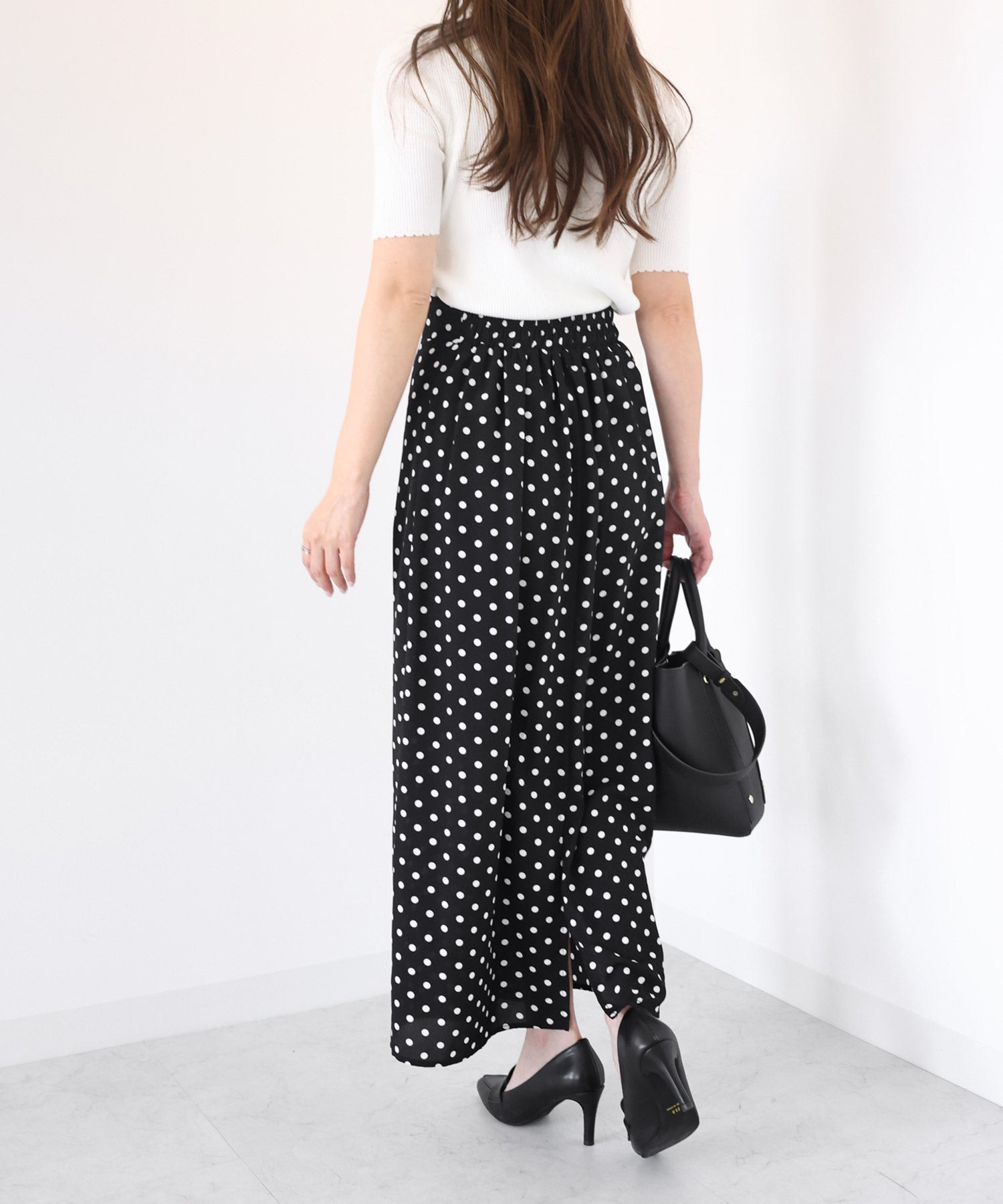 ポインテッドトゥコインローファーパンプス