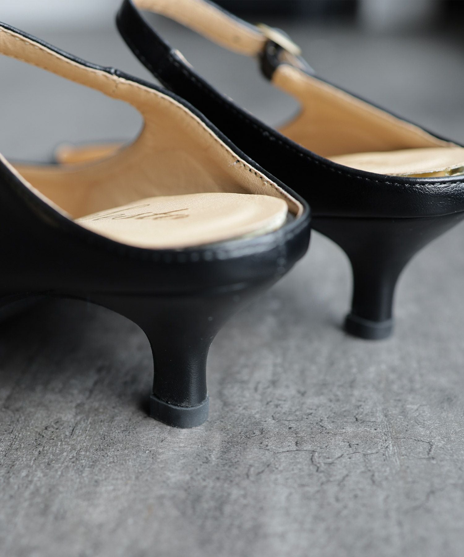 5cmヒールポインテッドトゥメリージェーンミュールサンダル Newカラー