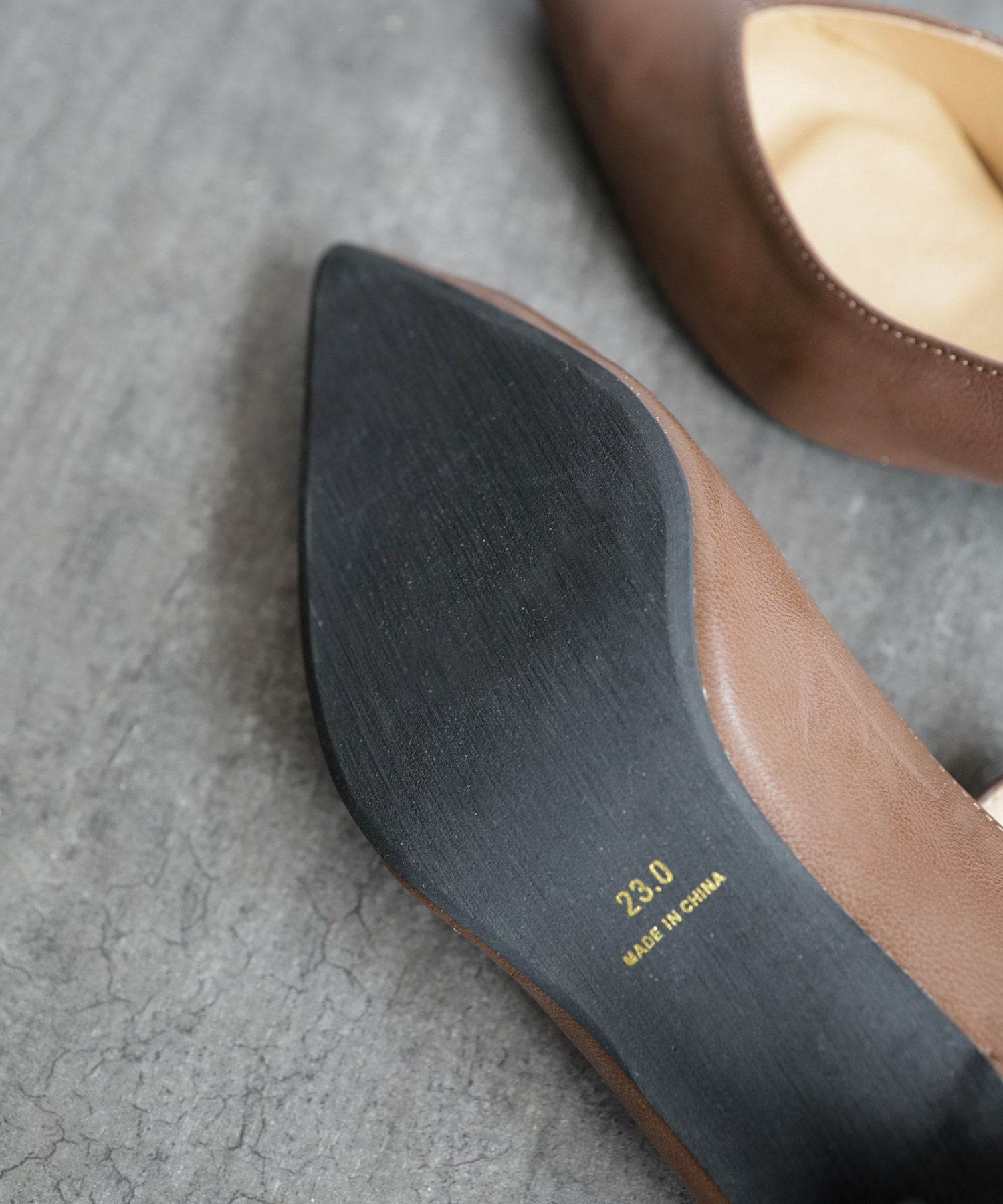 5cmヒールポインテッドトゥメリージェーンミュールサンダル Newカラー