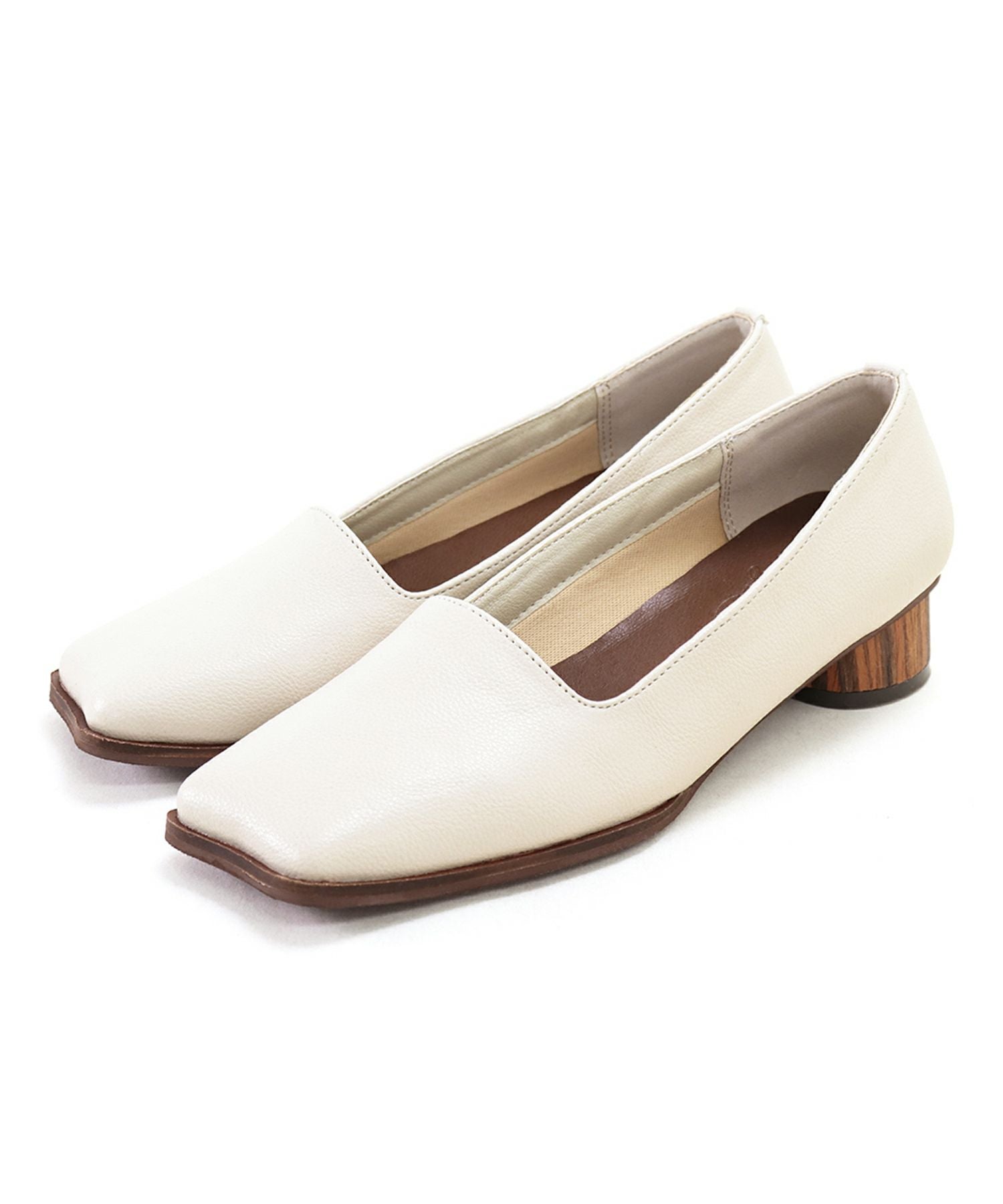 nekoミミトゥのサークルウッド巻きヒールパンプス【公式ショップ・ZOZOTOWN限定販売アイテム】▲返品交換不可