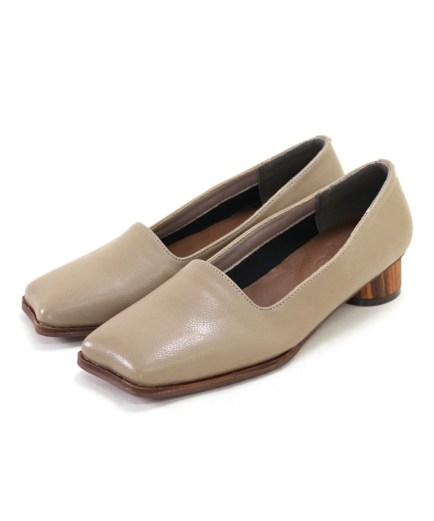 nekoミミトゥのサークルウッド巻きヒールパンプス【公式ショップ・ZOZOTOWN限定販売アイテム】▲返品交換不可