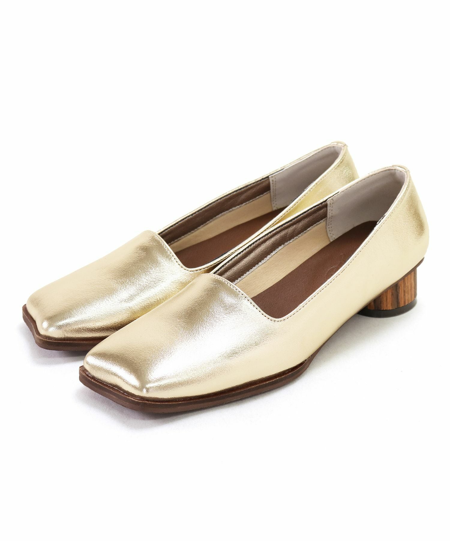 nekoミミトゥのサークルウッド巻きヒールパンプス【公式ショップ・ZOZOTOWN限定販売アイテム】▲返品交換不可