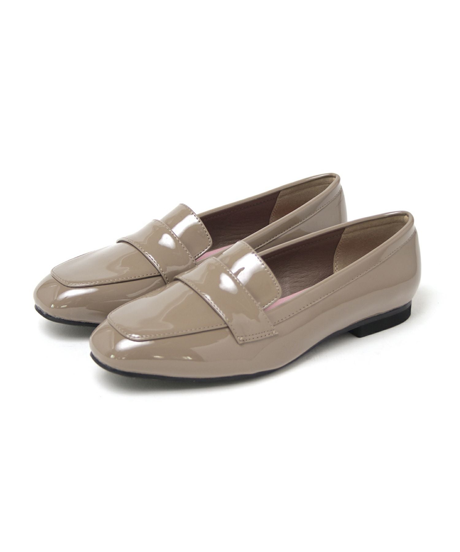 【4Ｅ幅広・大きいサイズ・晴雨兼用】スクエアトゥマニッシュローファー