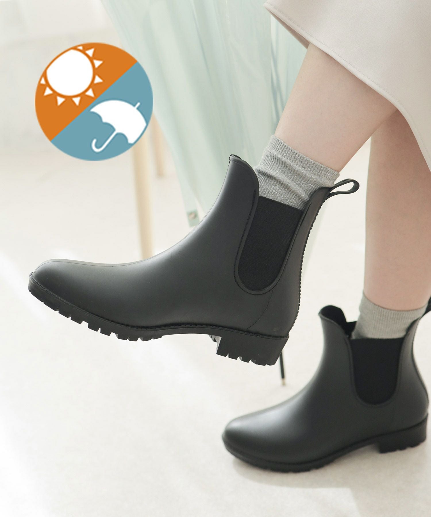 防水サイドゴアレインブーツ | SESTO(セスト)|レディースシューズ公式通販