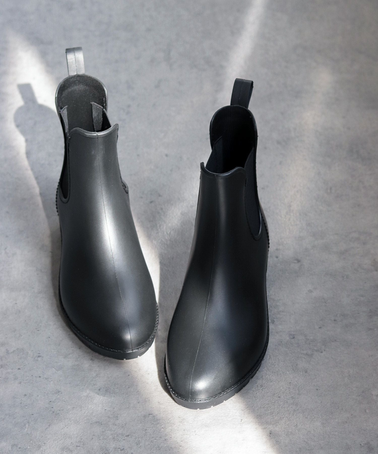 防水サイドゴアレインブーツ