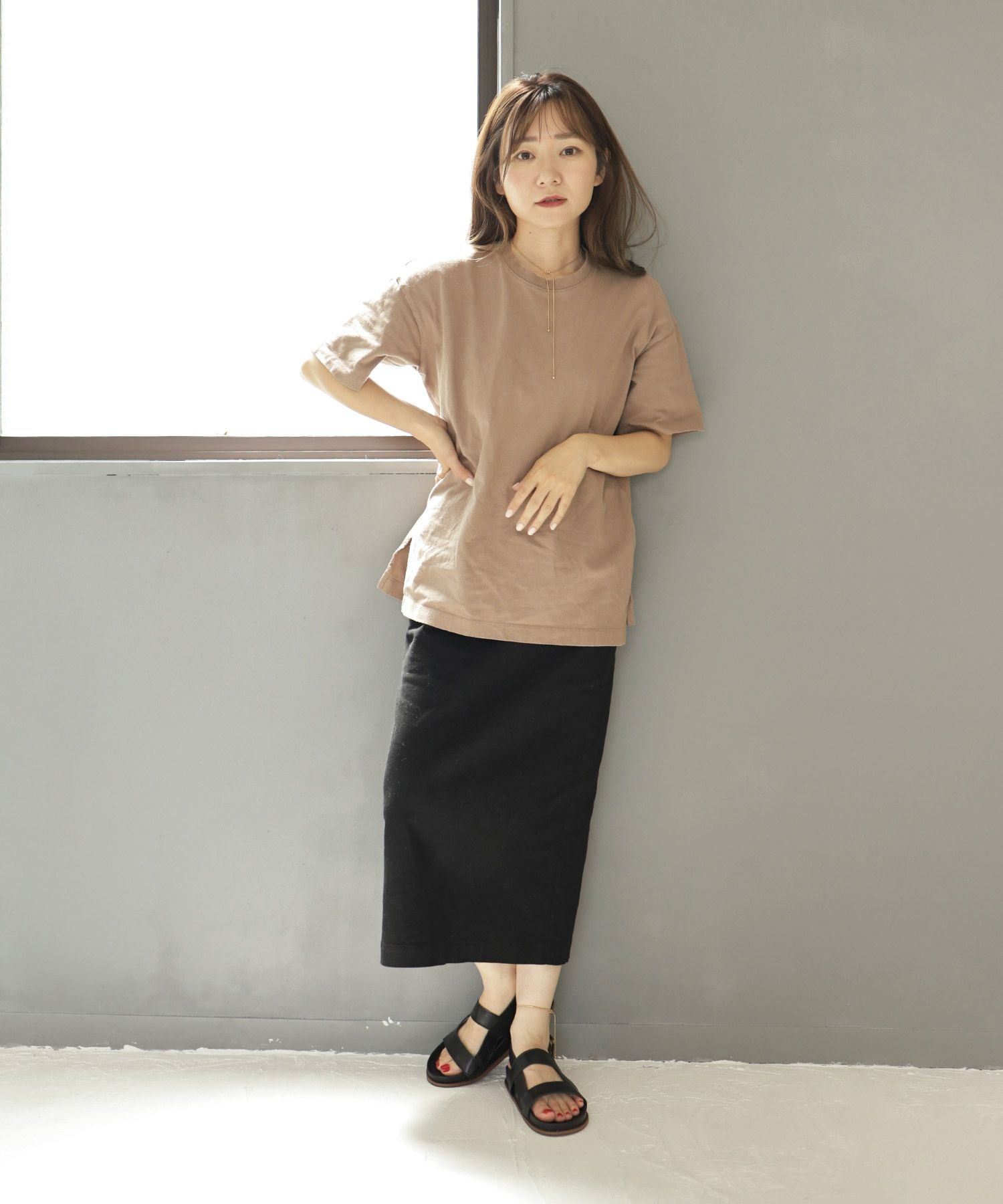 ラティスカットストラップのフットベッドサンダル【公式ショップ・ZOZOTOWN・Amazon限定販売アイテム】▲返品交換不可