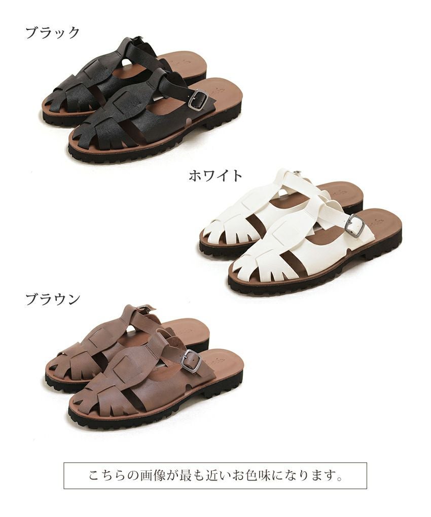 軽量EVAタンクソールのグルカスリッパサンダル▲返品交換不可