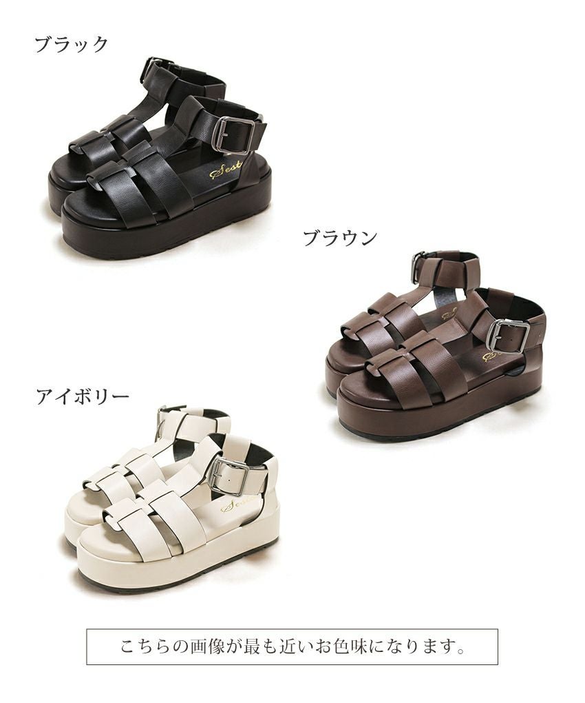 厚底グルカサンダル▲返品交換不可