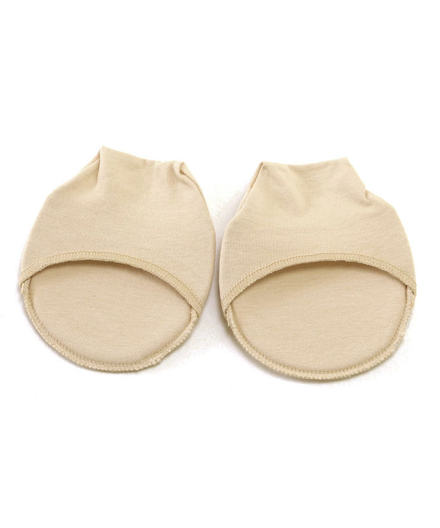 足裏滑り止め付き！つま先カバークッションソックス【返品・交換不可】【10セットまでゆうパケット可】