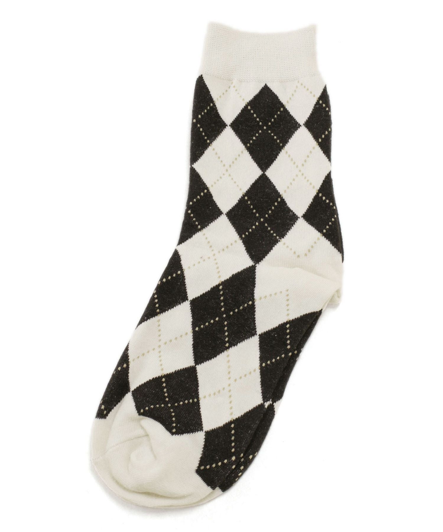 アーガイル柄ソックス【返品・交換不可】【5セットまでゆうパケット可