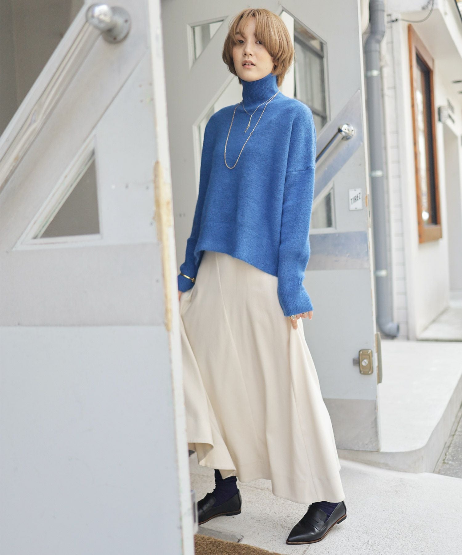 ポインテッドトゥコインローファーパンプス▲返品交換不可