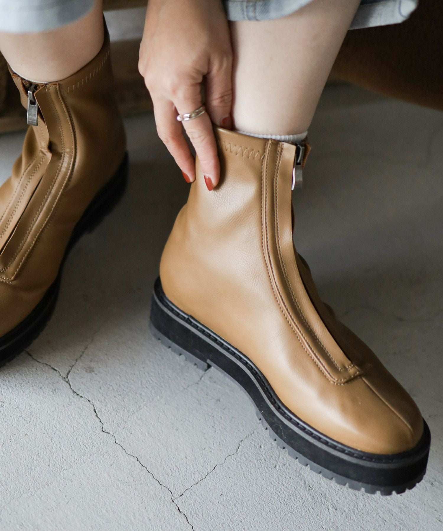 センタージップショートブーツ Newカラー