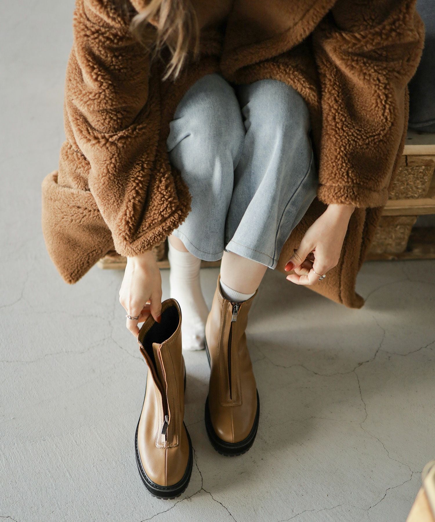 センタージップショートブーツ Newカラー