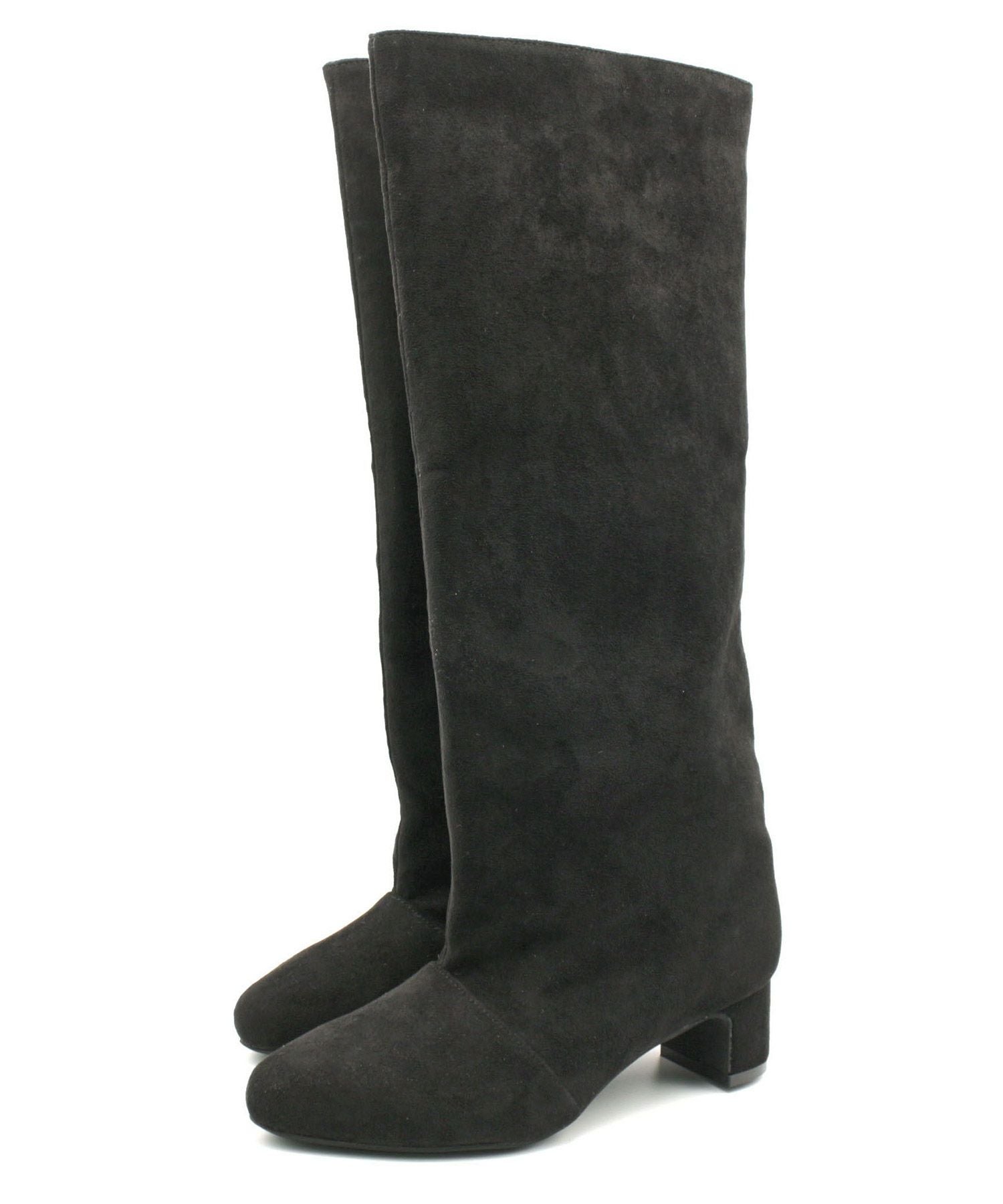 ワイドシャフトミドルヒールロングブーツ 【公式ショップ・ZOZOTOWN限定販売アイテム】 Newカラー