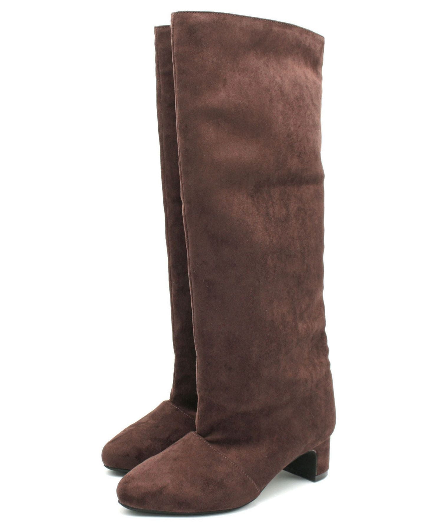 ワイドシャフトミドルヒールロングブーツ 【公式ショップ・ZOZOTOWN限定販売アイテム】 Newカラー