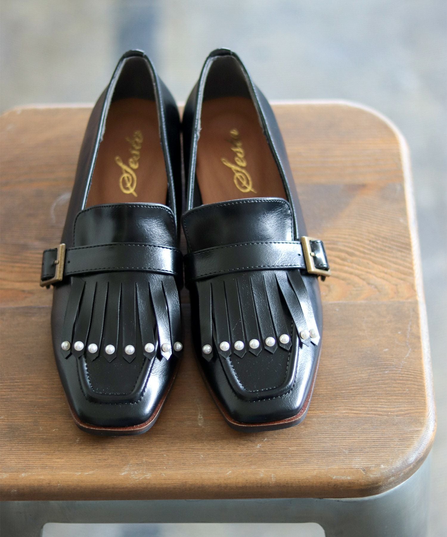 パールタッセルローヒールローファーパンプス【公式ショップ・ZOZOTOWN・Amazon限定販売アイテム】