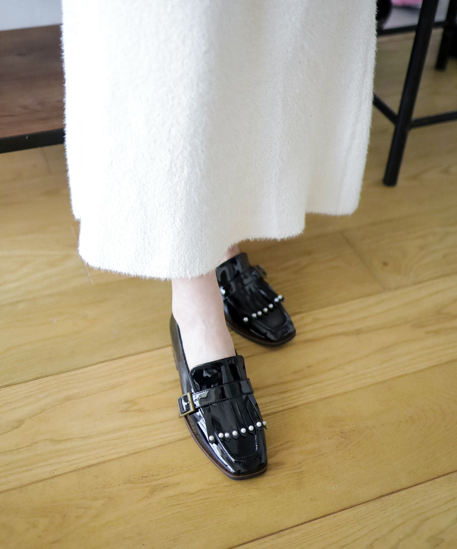 パールタッセルローヒールローファーパンプス【公式ショップ・ZOZOTOWN・Amazon限定販売アイテム】