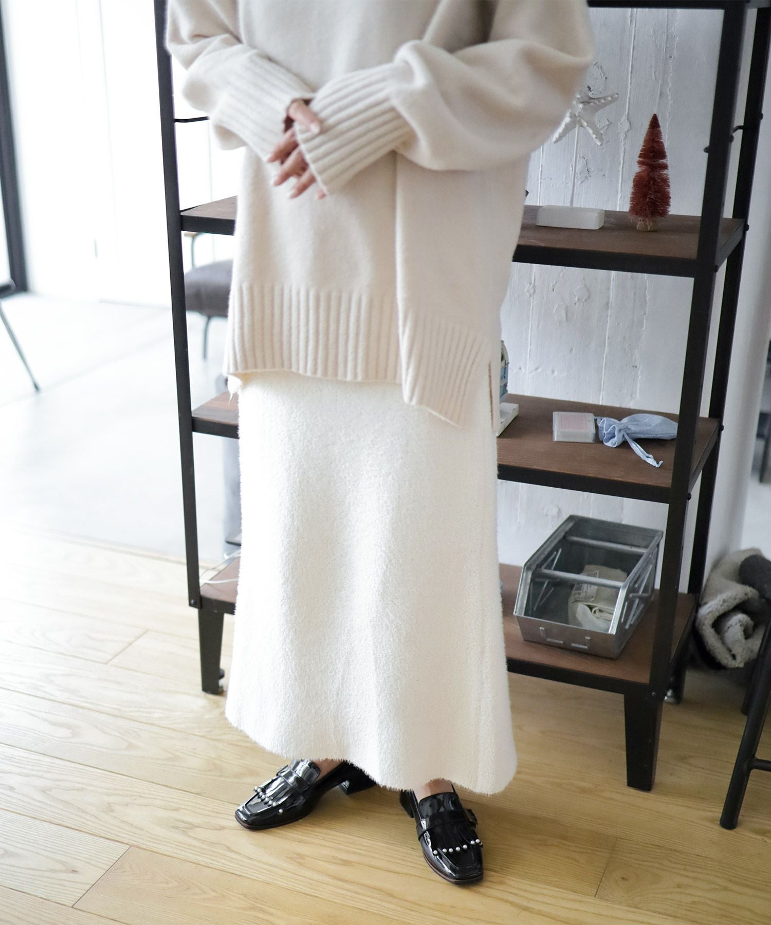 パールタッセルローヒールローファーパンプス【公式ショップ・ZOZOTOWN・Amazon限定販売アイテム】