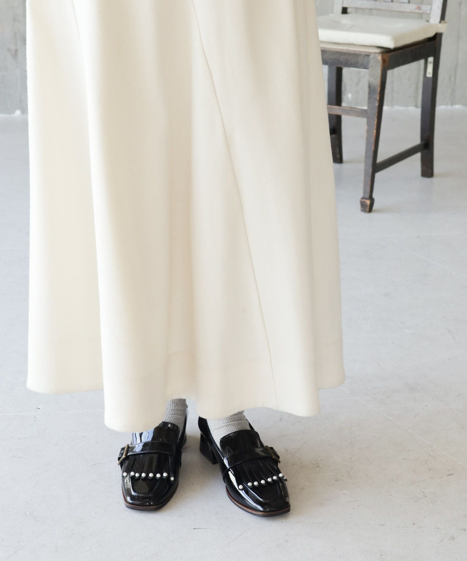 パールタッセルローヒールローファーパンプス【公式ショップ・ZOZOTOWN・Amazon限定販売アイテム】