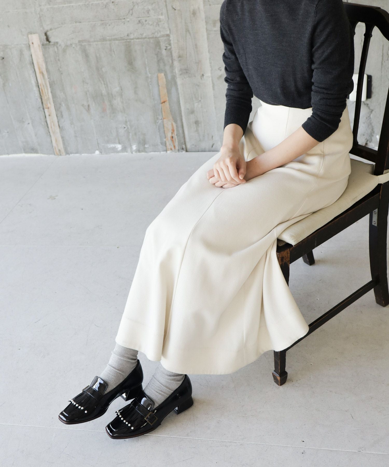 パールタッセルローヒールローファーパンプス【公式ショップ・ZOZOTOWN・Amazon限定販売アイテム】