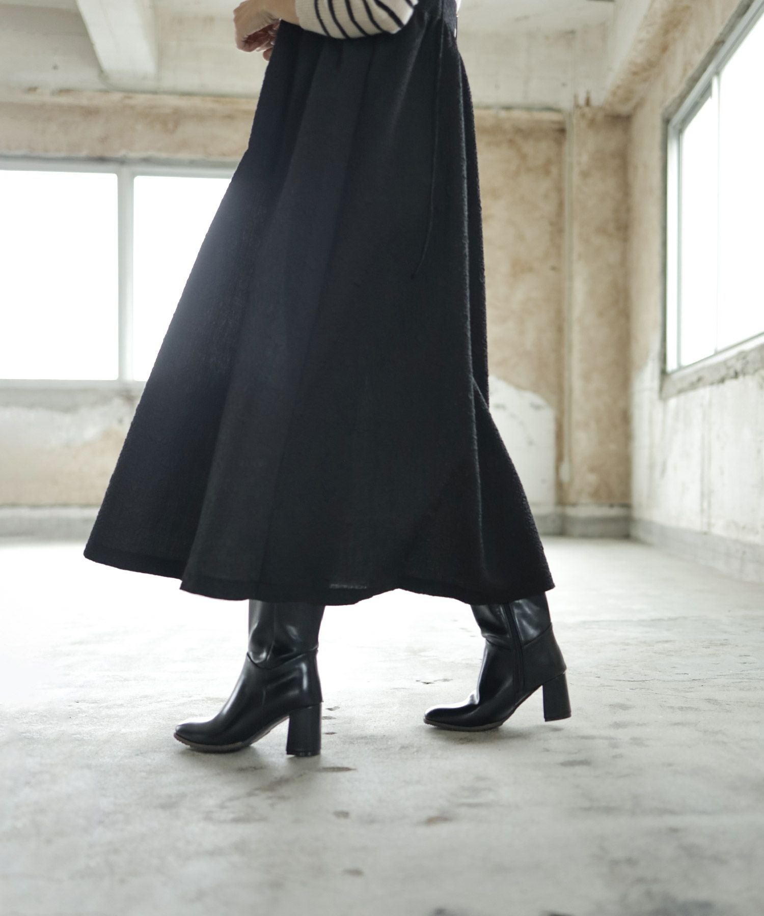 チャンキーヒールミドルブーツ【公式ショップ・ZOZOTOWN・Amazon限定販売アイテム】▲返品不可