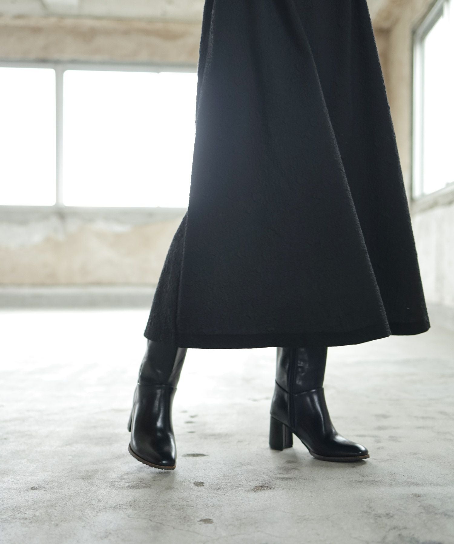 チャンキーヒールミドルブーツ【公式ショップ・ZOZOTOWN・Amazon限定販売アイテム】▲返品不可