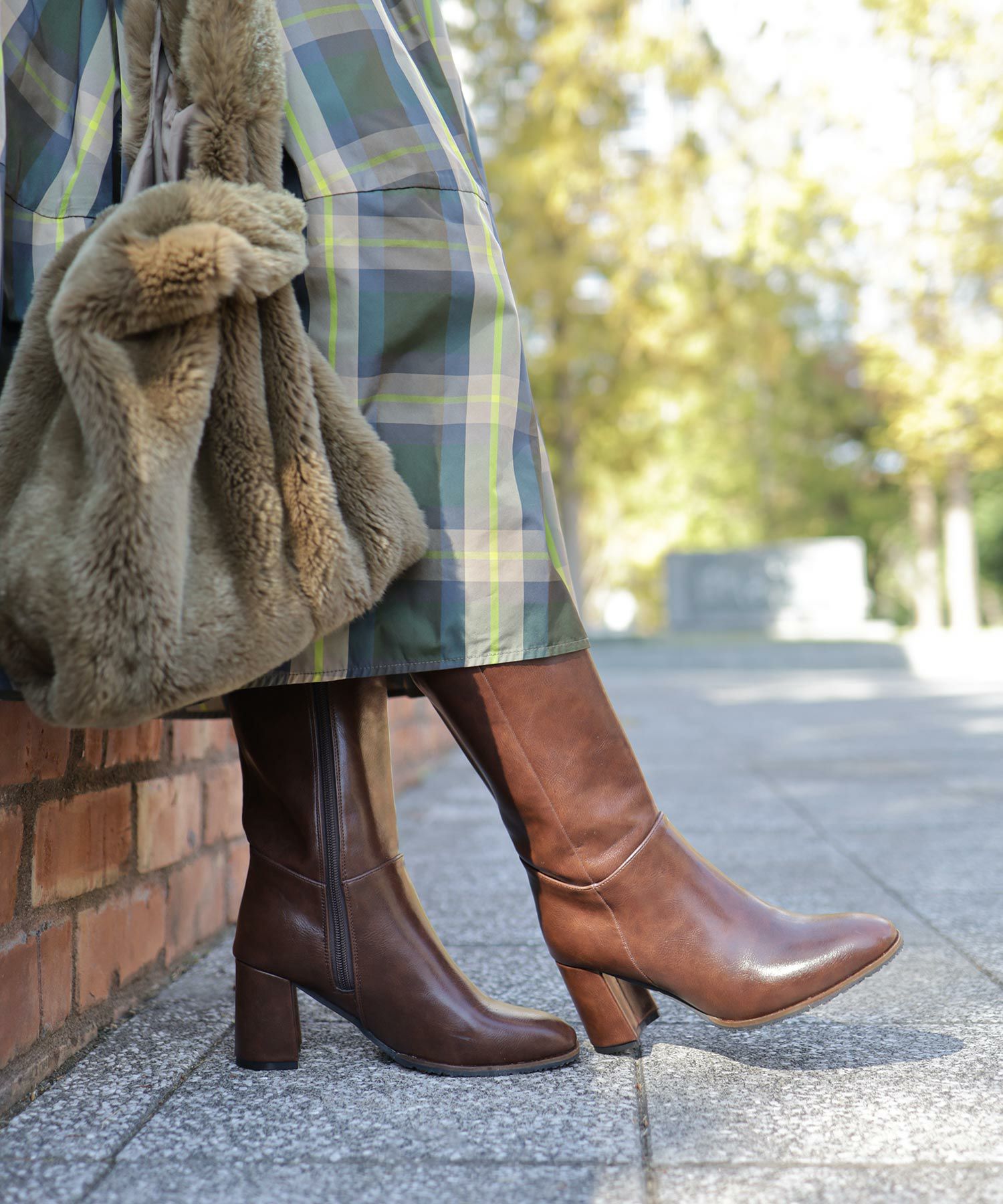 チャンキーヒールミドルブーツ【公式ショップ・ZOZOTOWN・Amazon限定販売アイテム】▲返品不可