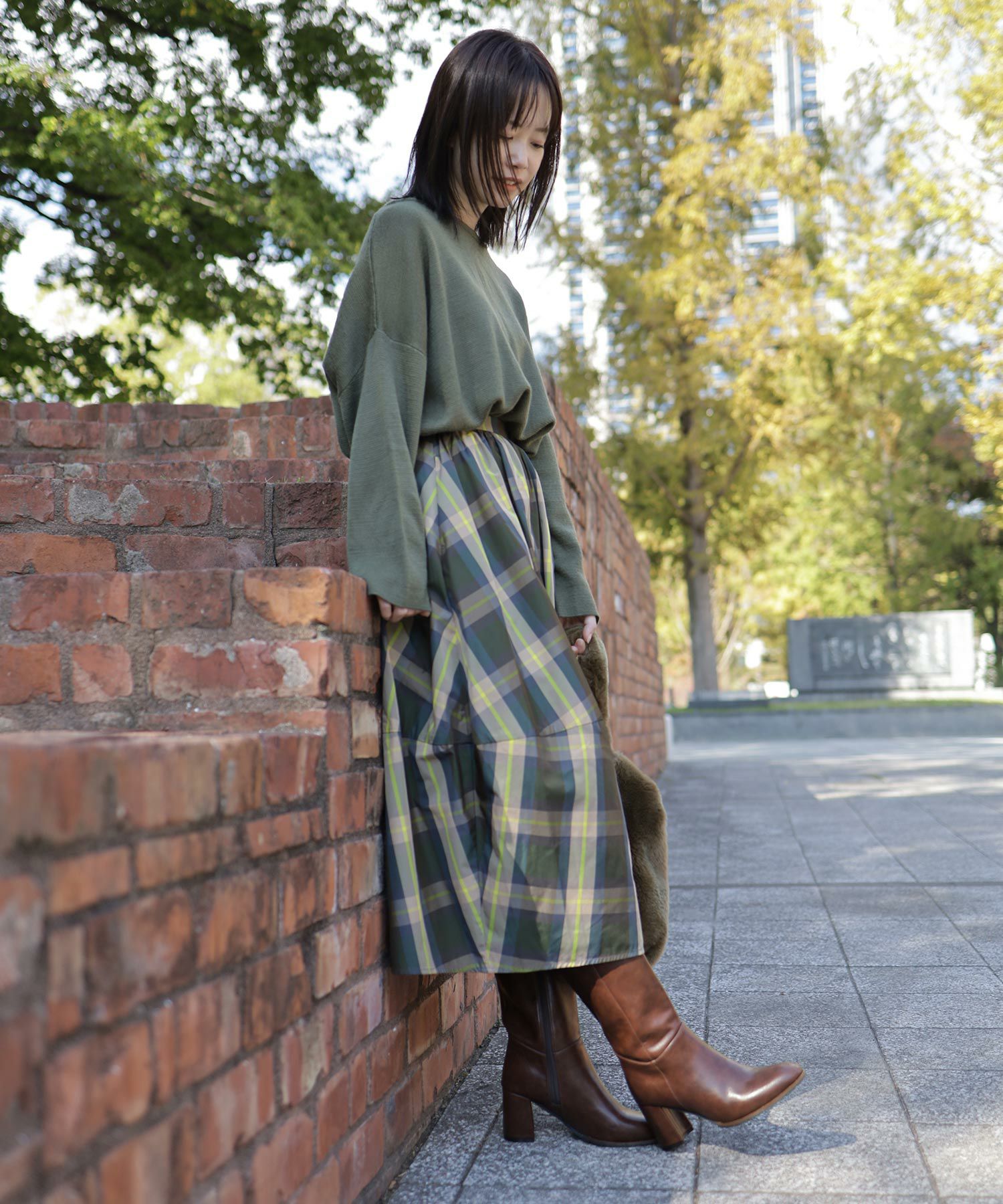 チャンキーヒールミドルブーツ【公式ショップ・ZOZOTOWN・Amazon限定販売アイテム】▲返品不可