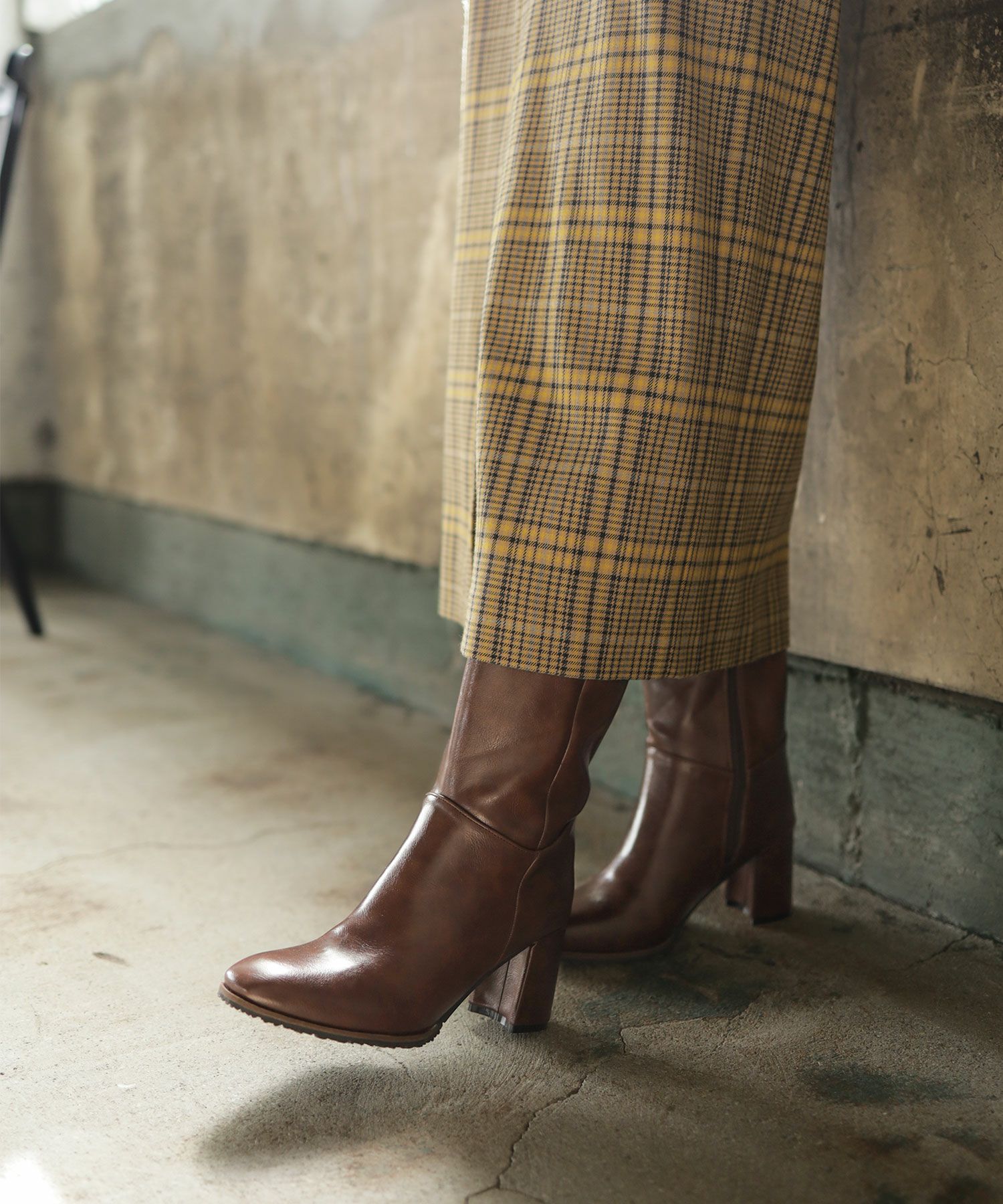 チャンキーヒールミドルブーツ【公式ショップ・ZOZOTOWN・Amazon限定