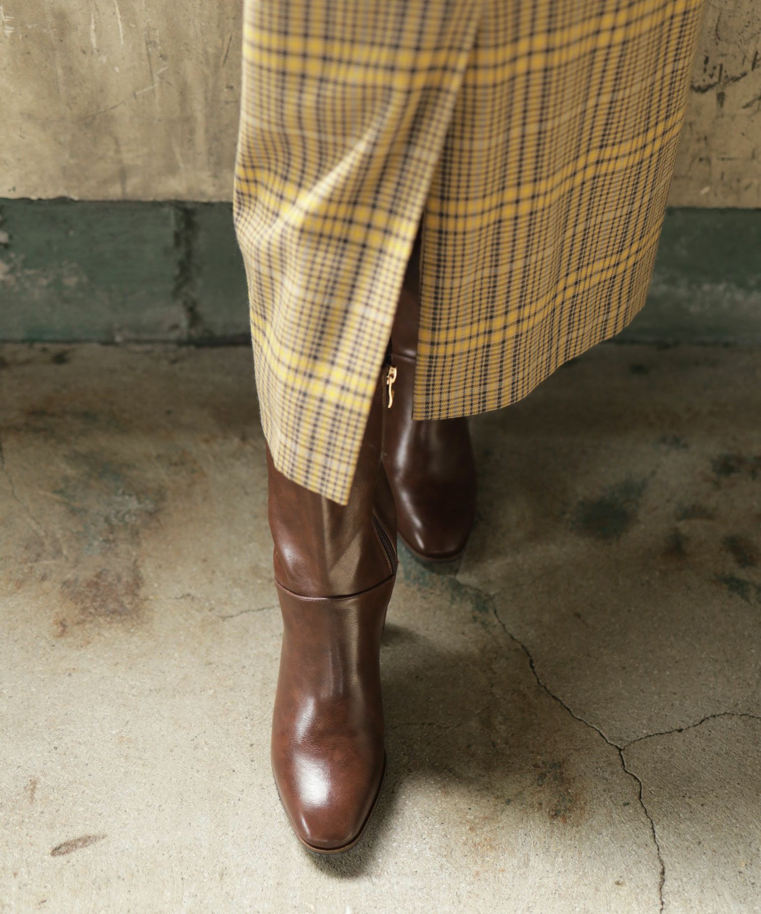 チャンキーヒールミドルブーツ【公式ショップ・ZOZOTOWN・Amazon限定販売アイテム】▲返品不可