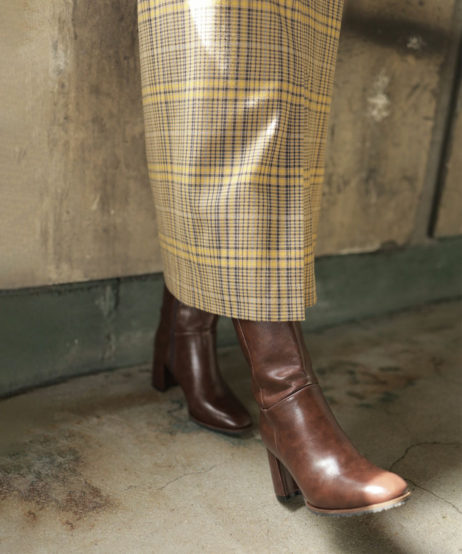 チャンキーヒールミドルブーツ【公式ショップ・ZOZOTOWN・Amazon限定販売アイテム】▲返品不可