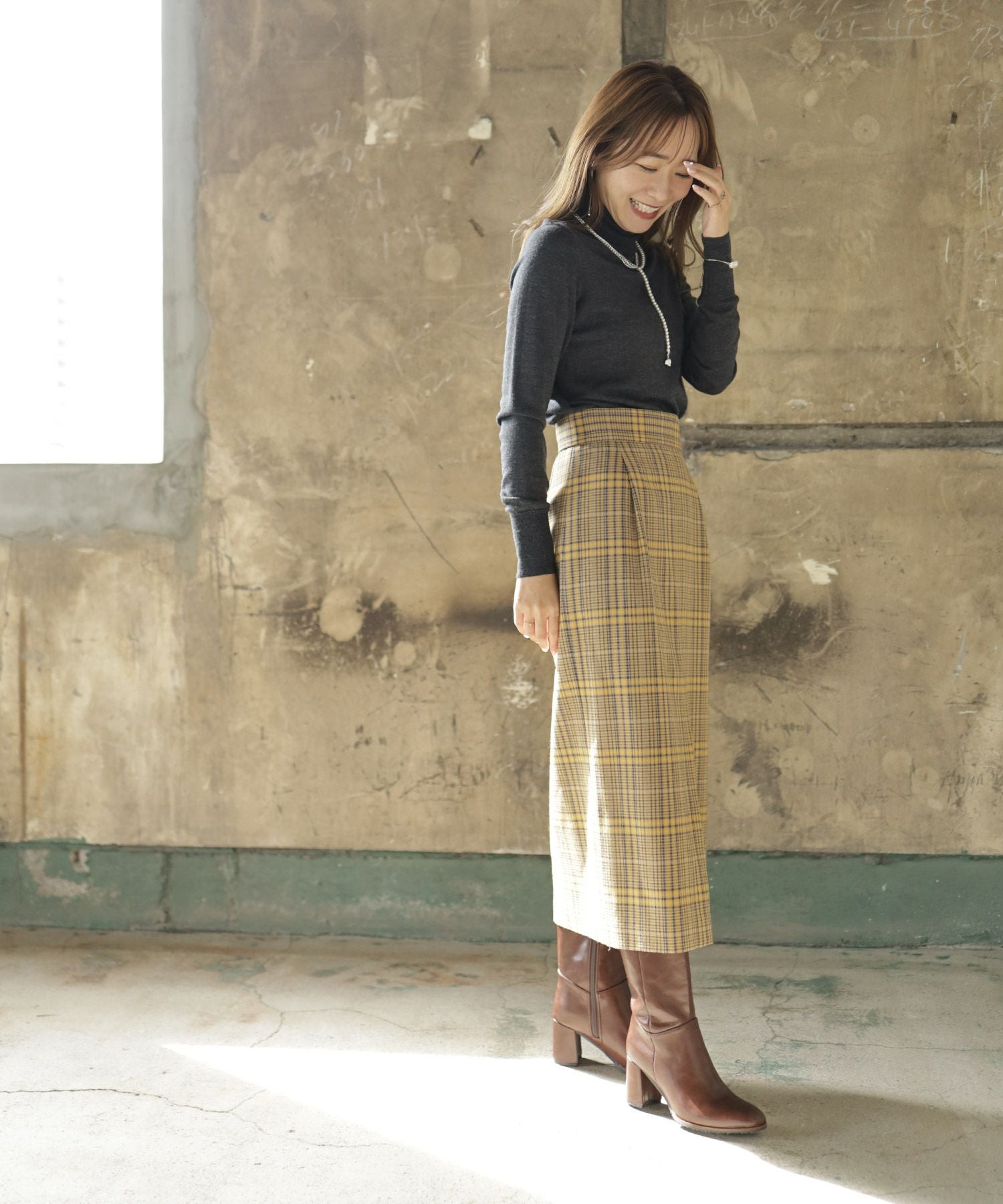 チャンキーヒールミドルブーツ【公式ショップ・ZOZOTOWN・Amazon限定販売アイテム】▲返品不可