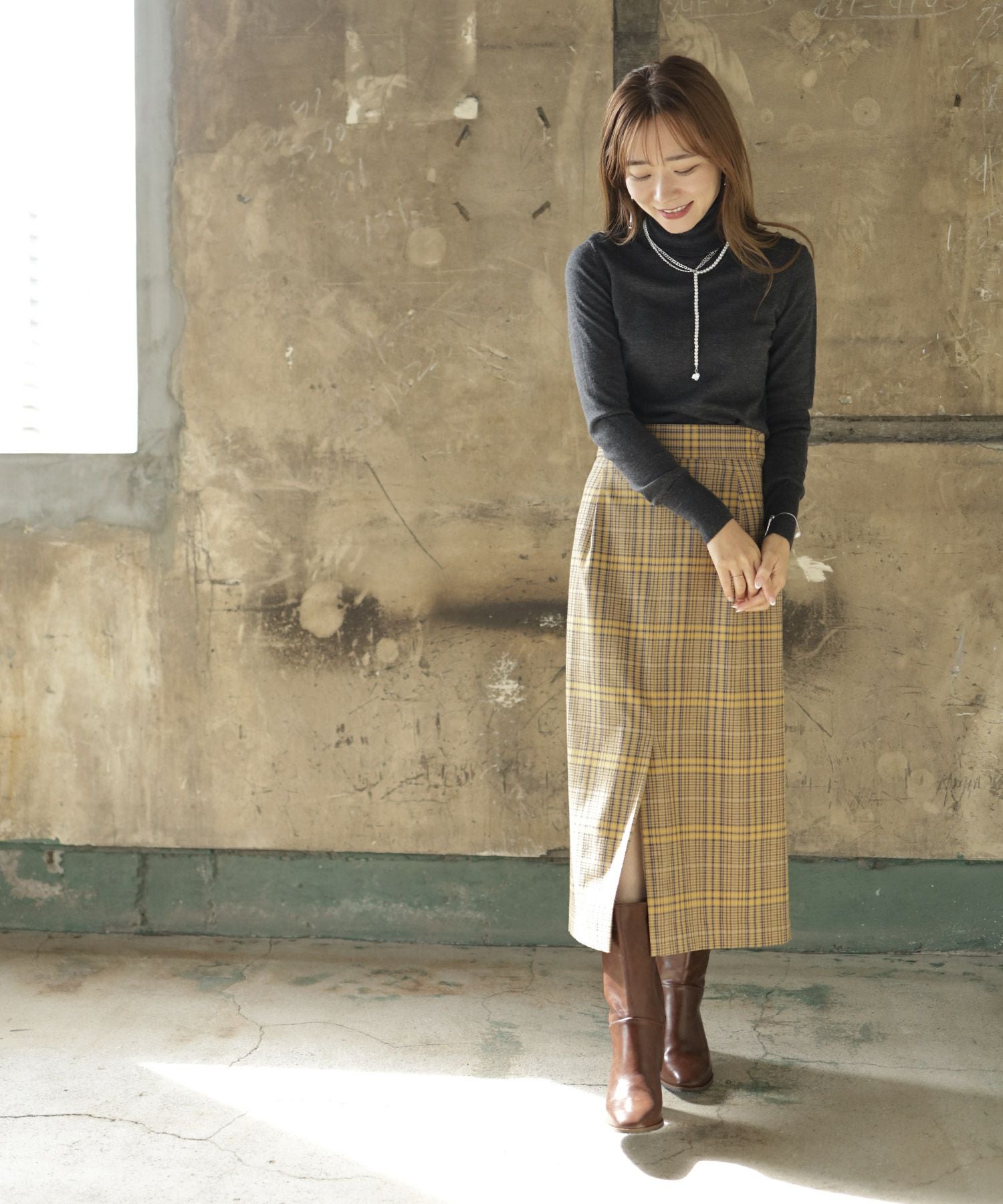 チャンキーヒールミドルブーツ【公式ショップ・ZOZOTOWN・Amazon限定販売アイテム】▲返品不可