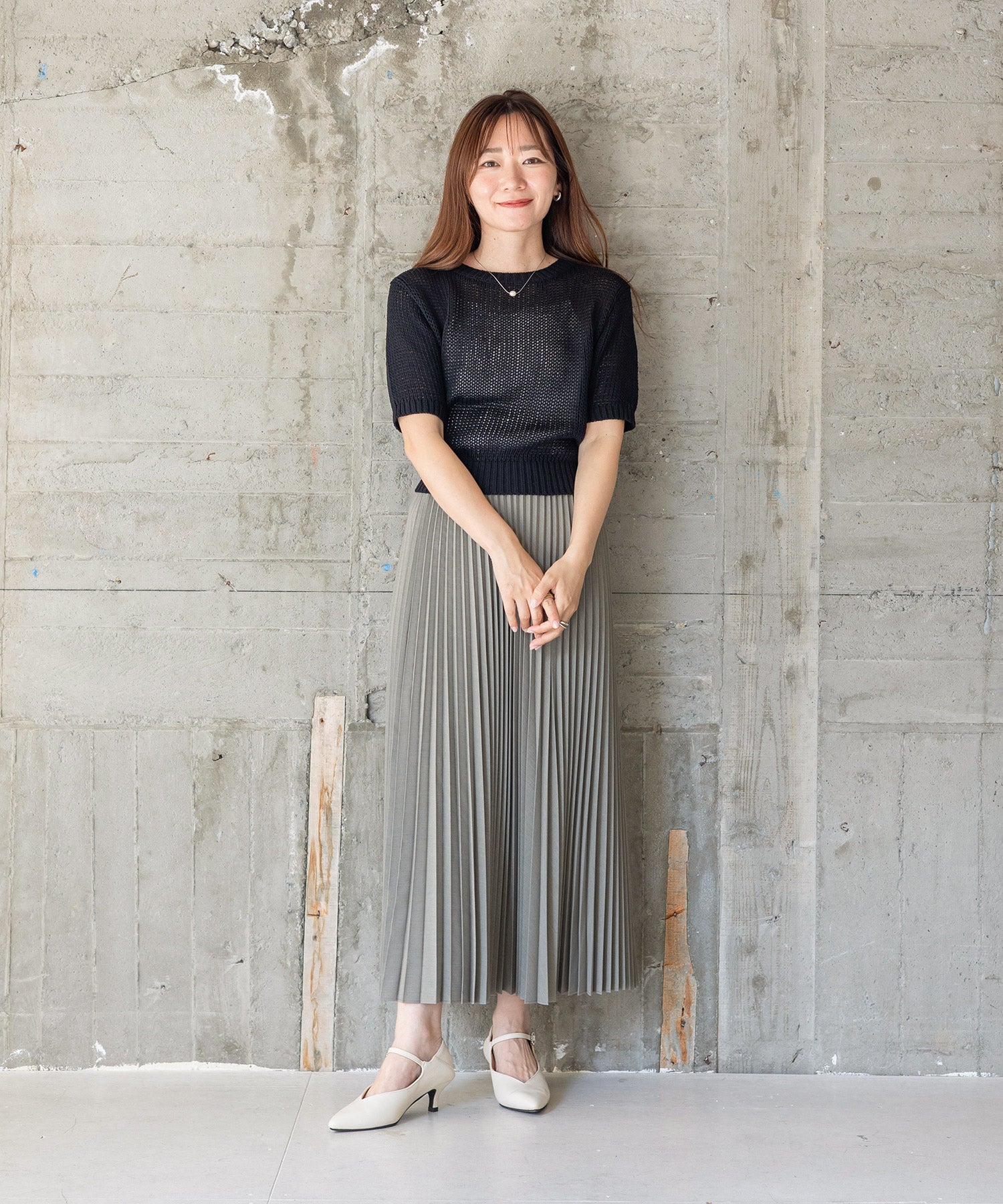 かかとが踏める2Way！ビジューバックルポインテッドトゥキトゥンヒールパンプス  一部10月上旬入荷予定