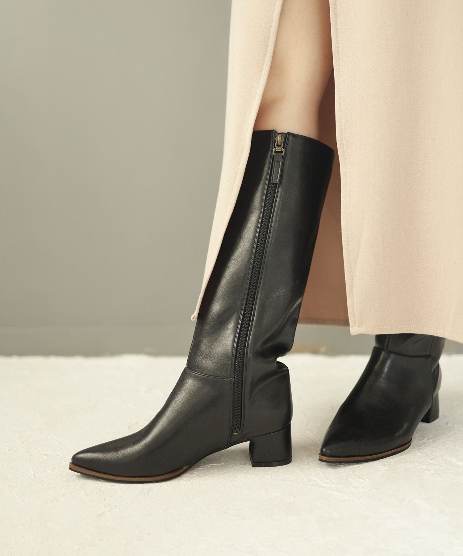 ポインテッドトゥストレートロングブーツ | SESTO(セスト)|レディース