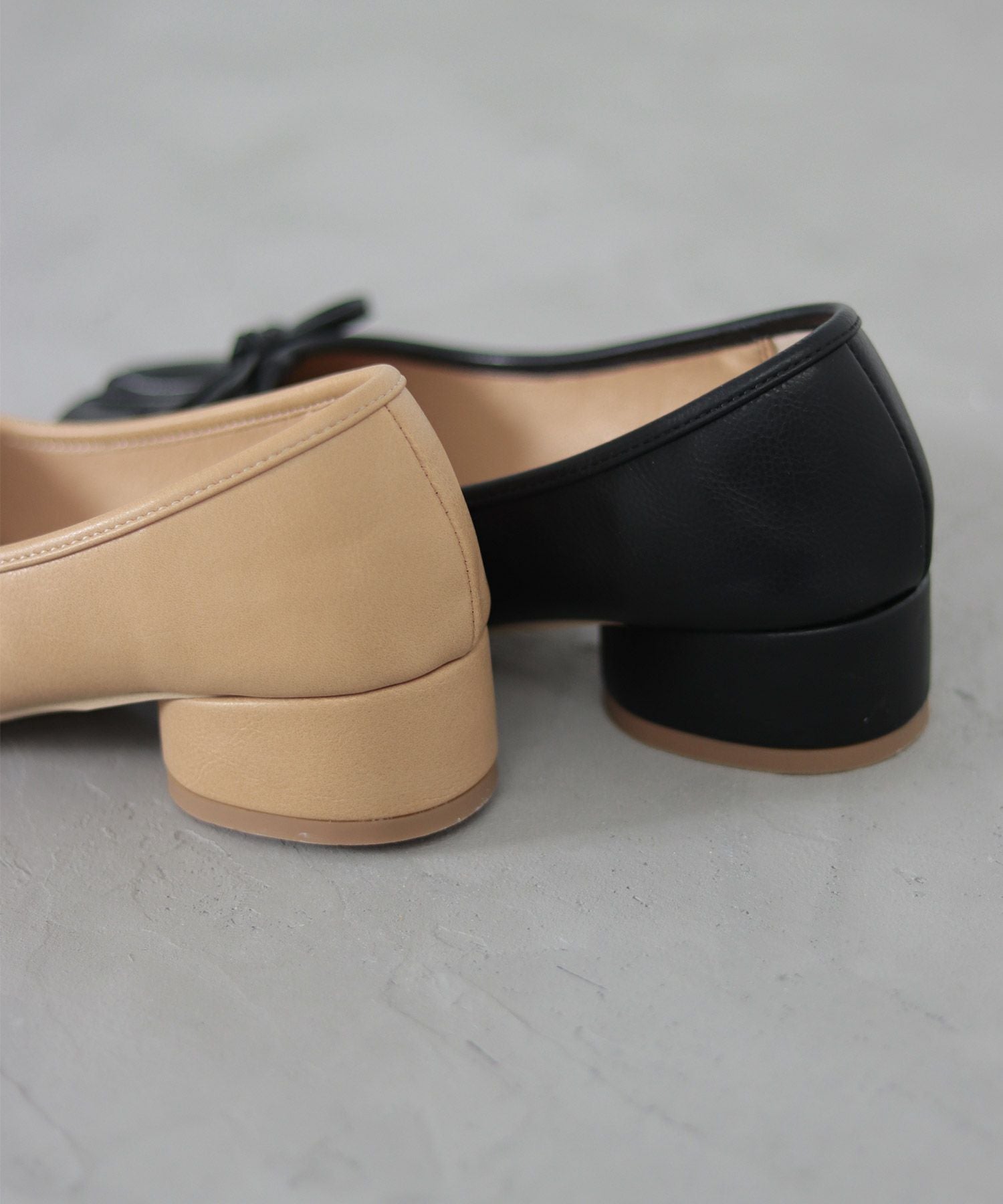 ローヒールタビパンプス▲返品不可