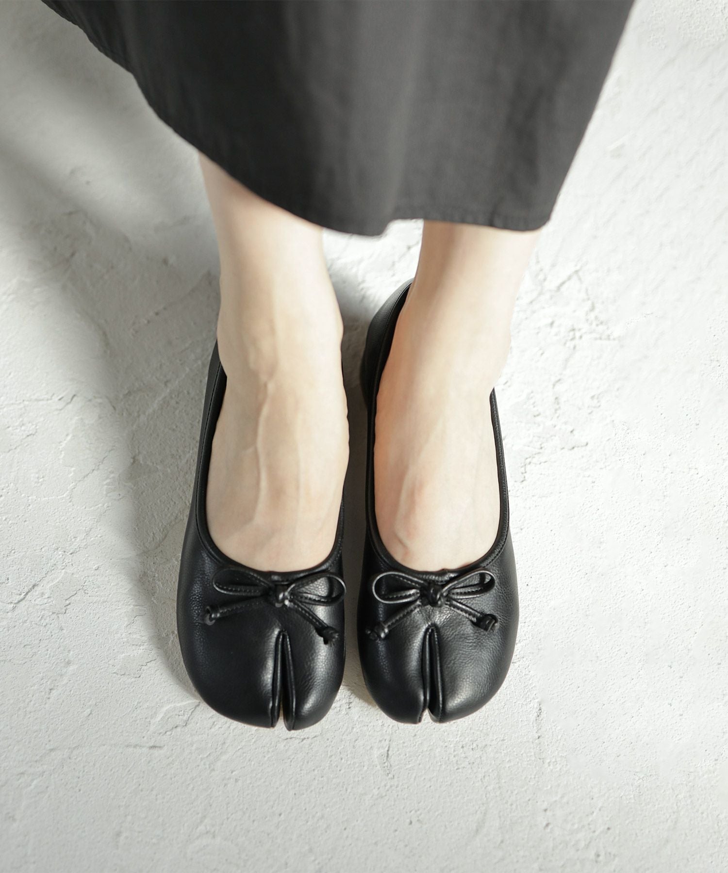 ローヒールタビパンプス▲返品不可