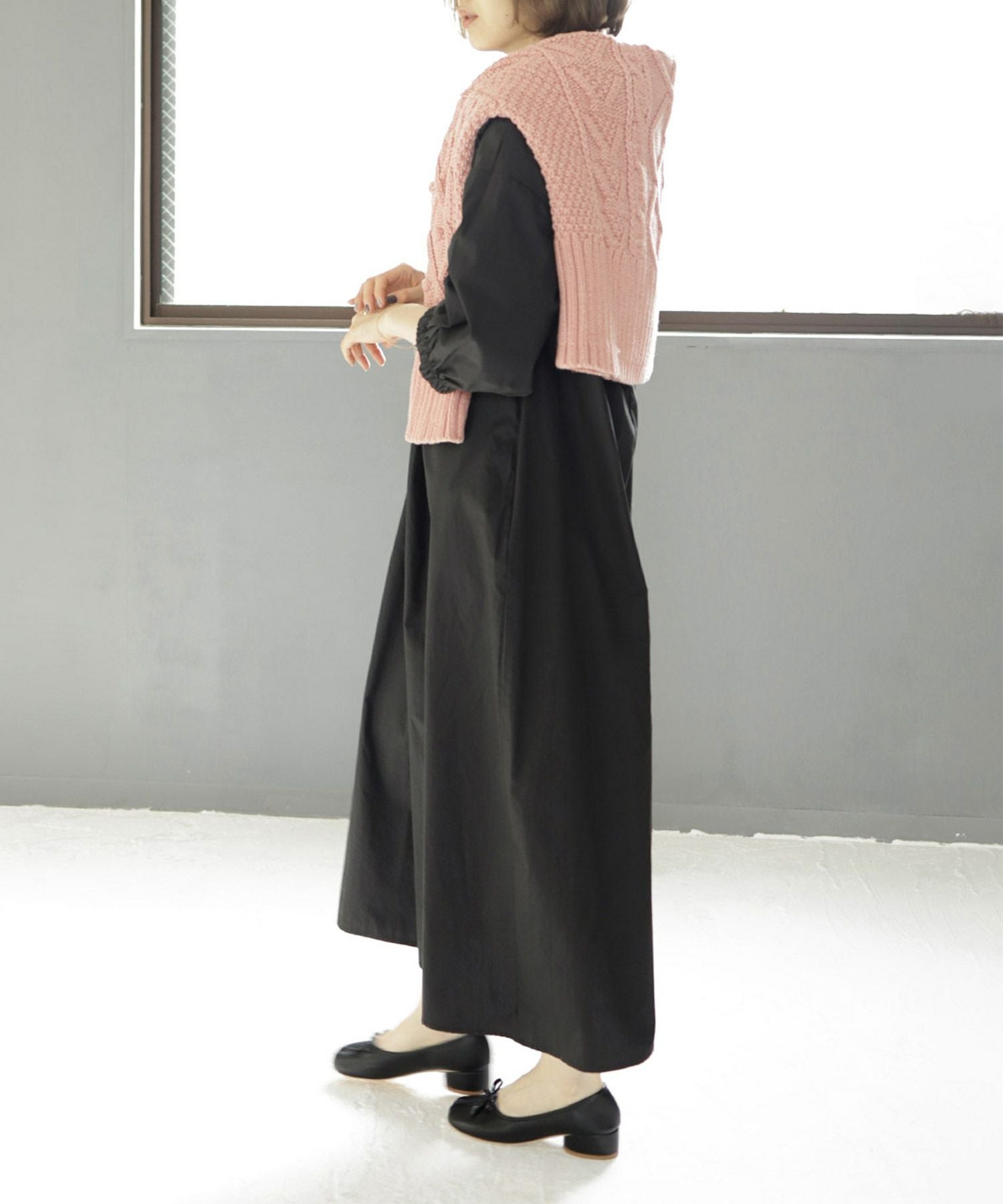 ローヒールタビパンプス▲返品不可