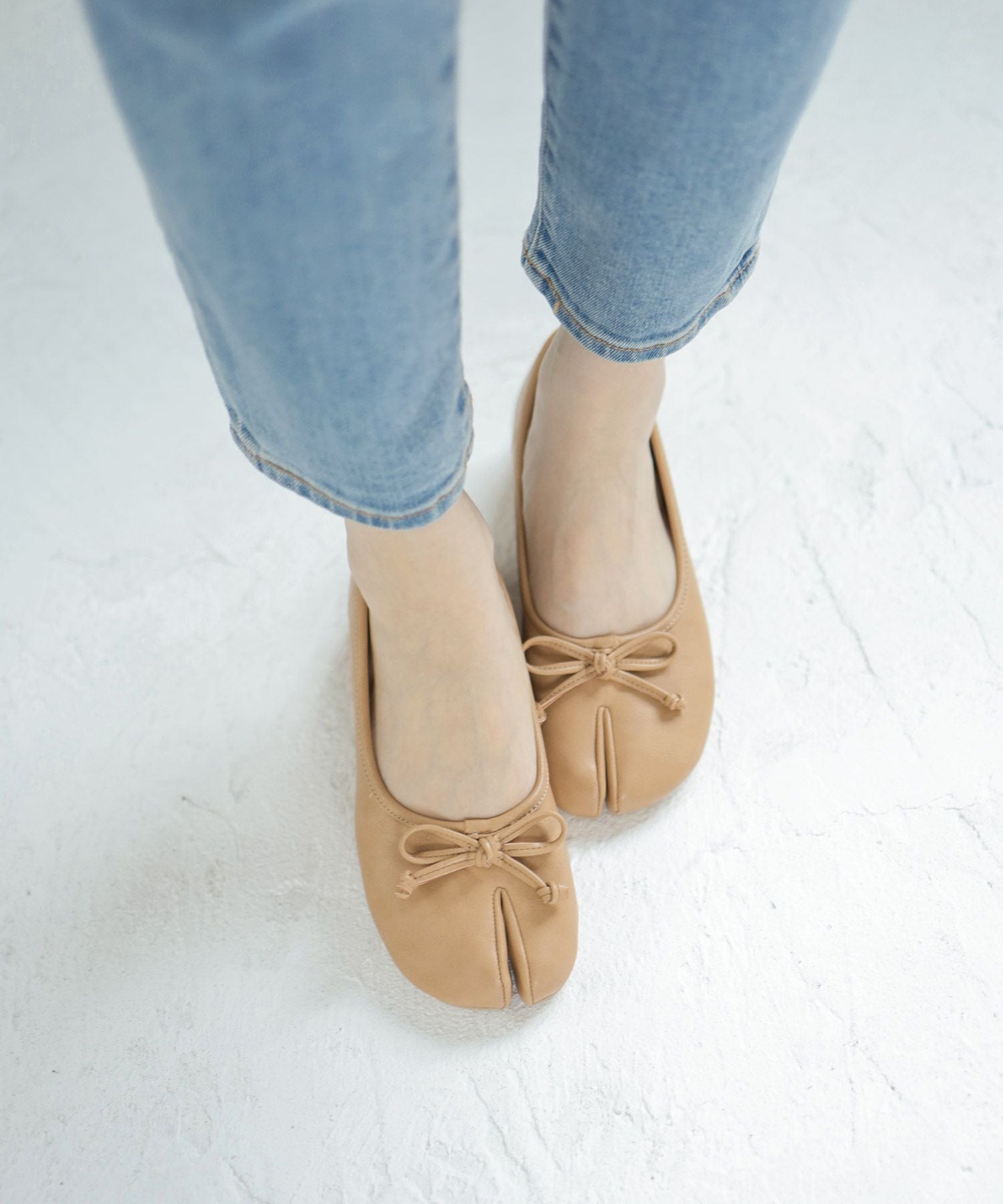 ローヒールタビパンプス▲返品不可