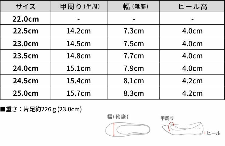 スクエアトゥミドルヒールパンプス