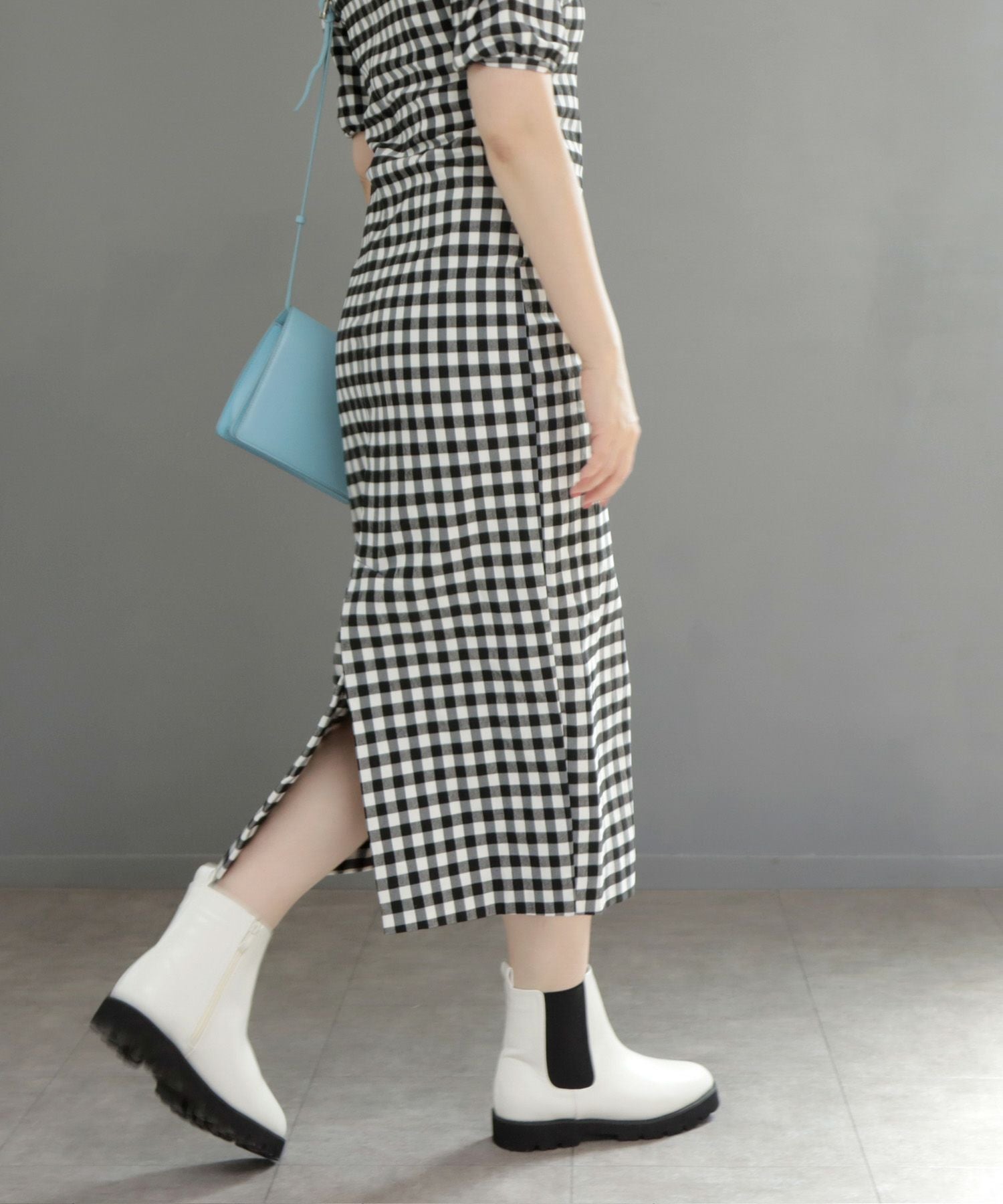 【4E幅広・大きいサイズ】厚底サイドゴアショートブーツ