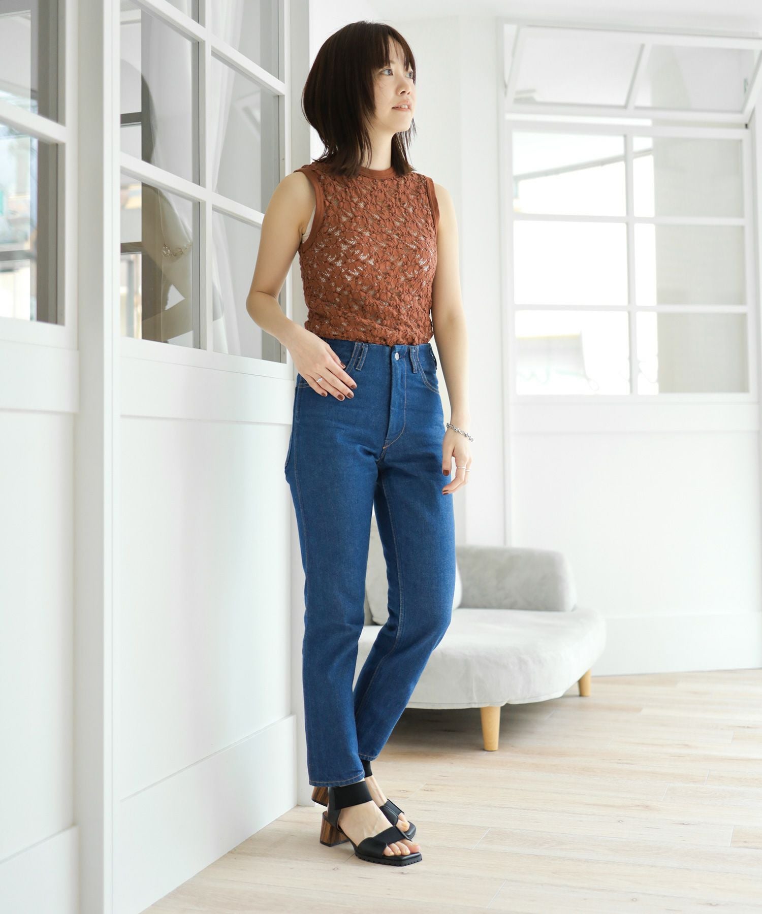 自分の足にフィットする!ゴムフィットチャンキーヒールサンダル 一部4月上旬入荷予定