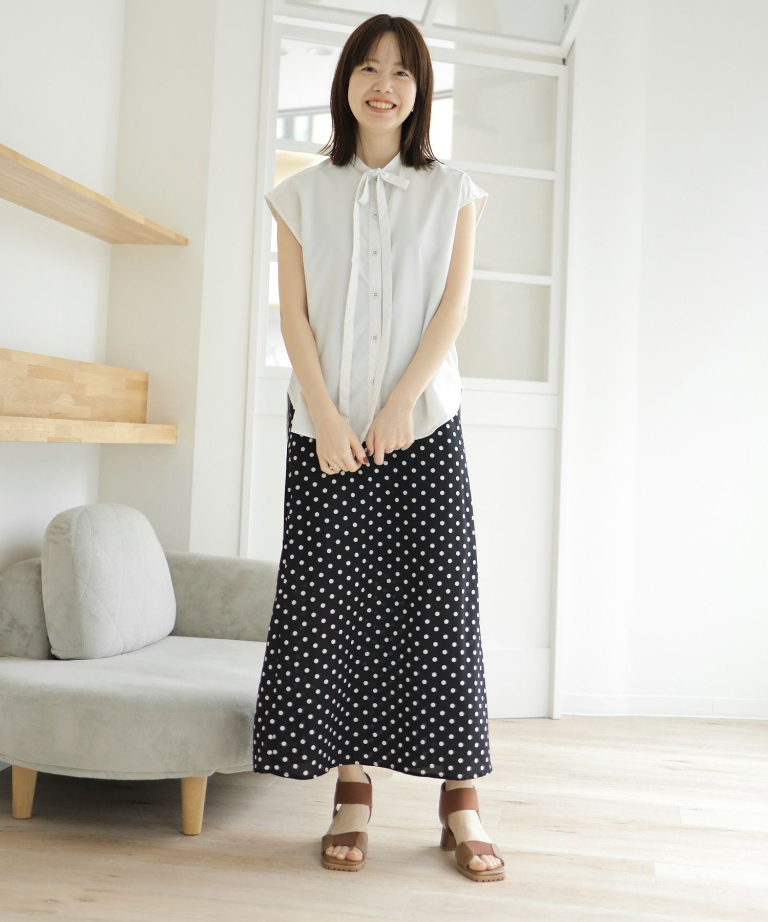 自分の足にフィットする!ゴムフィットチャンキーヒールサンダル 一部4月上旬入荷予定