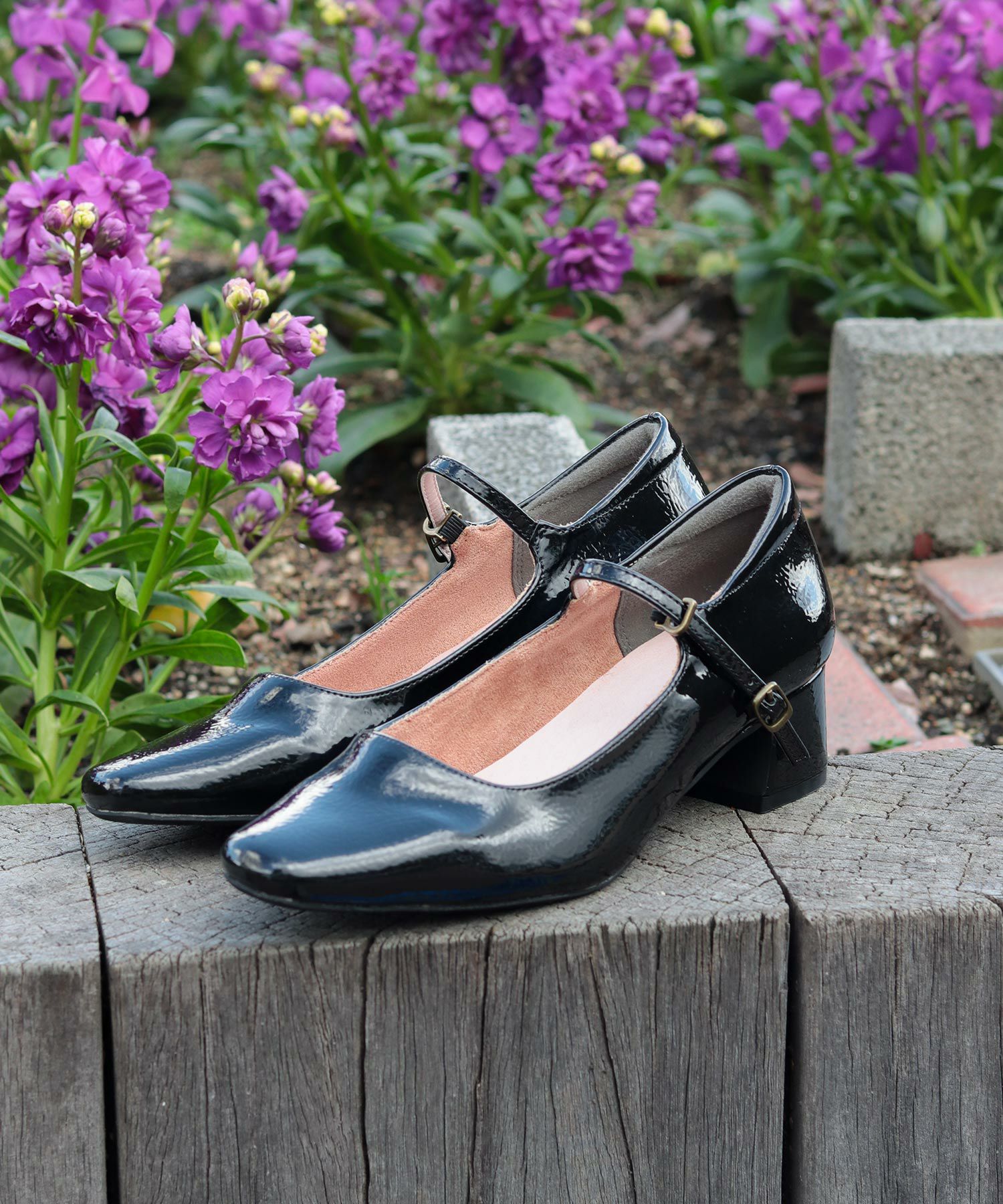 スクエアトゥメリージェーンストラップパンプス | SESTO(セスト