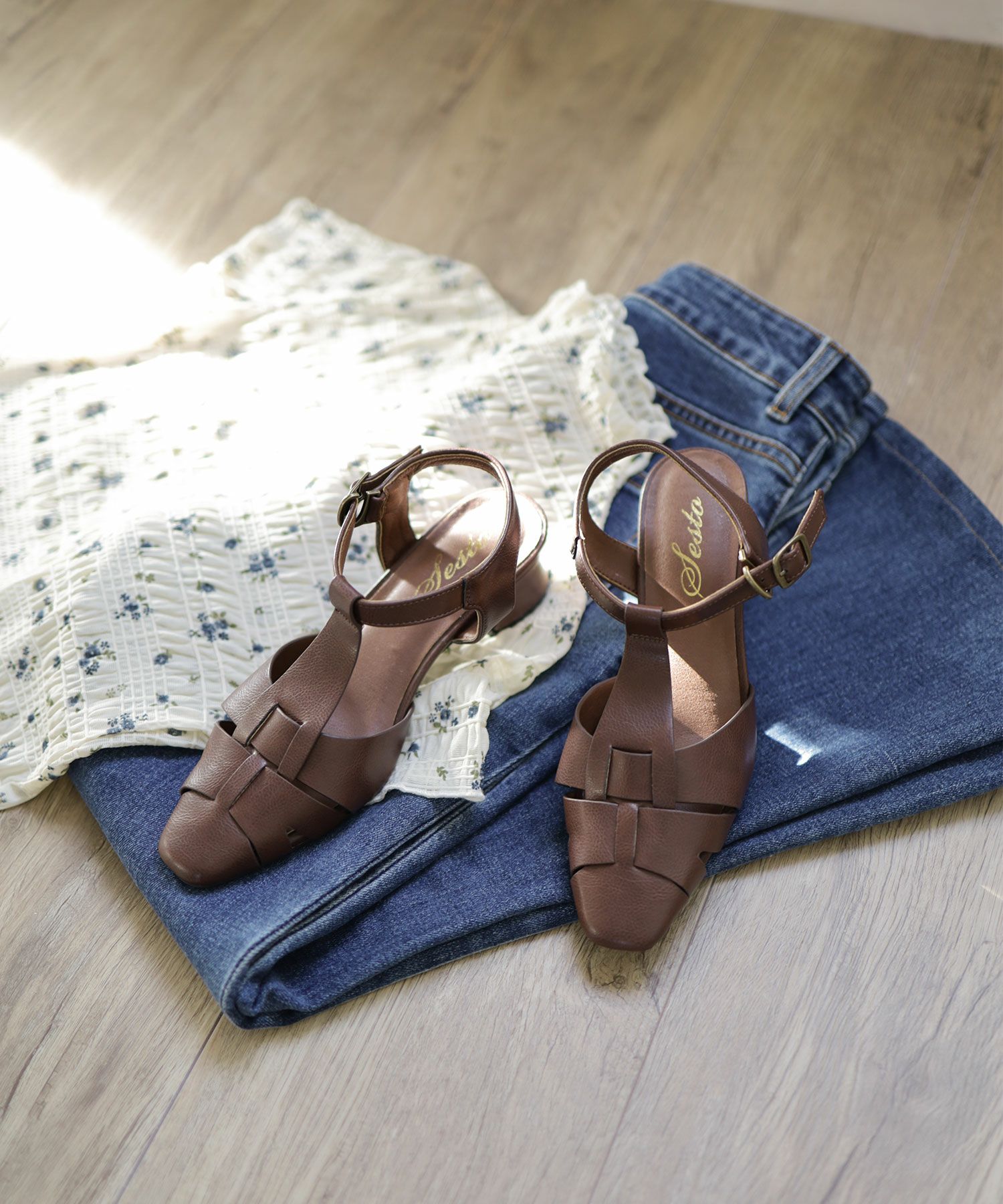 ミドルヒールグルカサンダル 【公式ショップ・ZOZOTOWN限定販売アイテム】