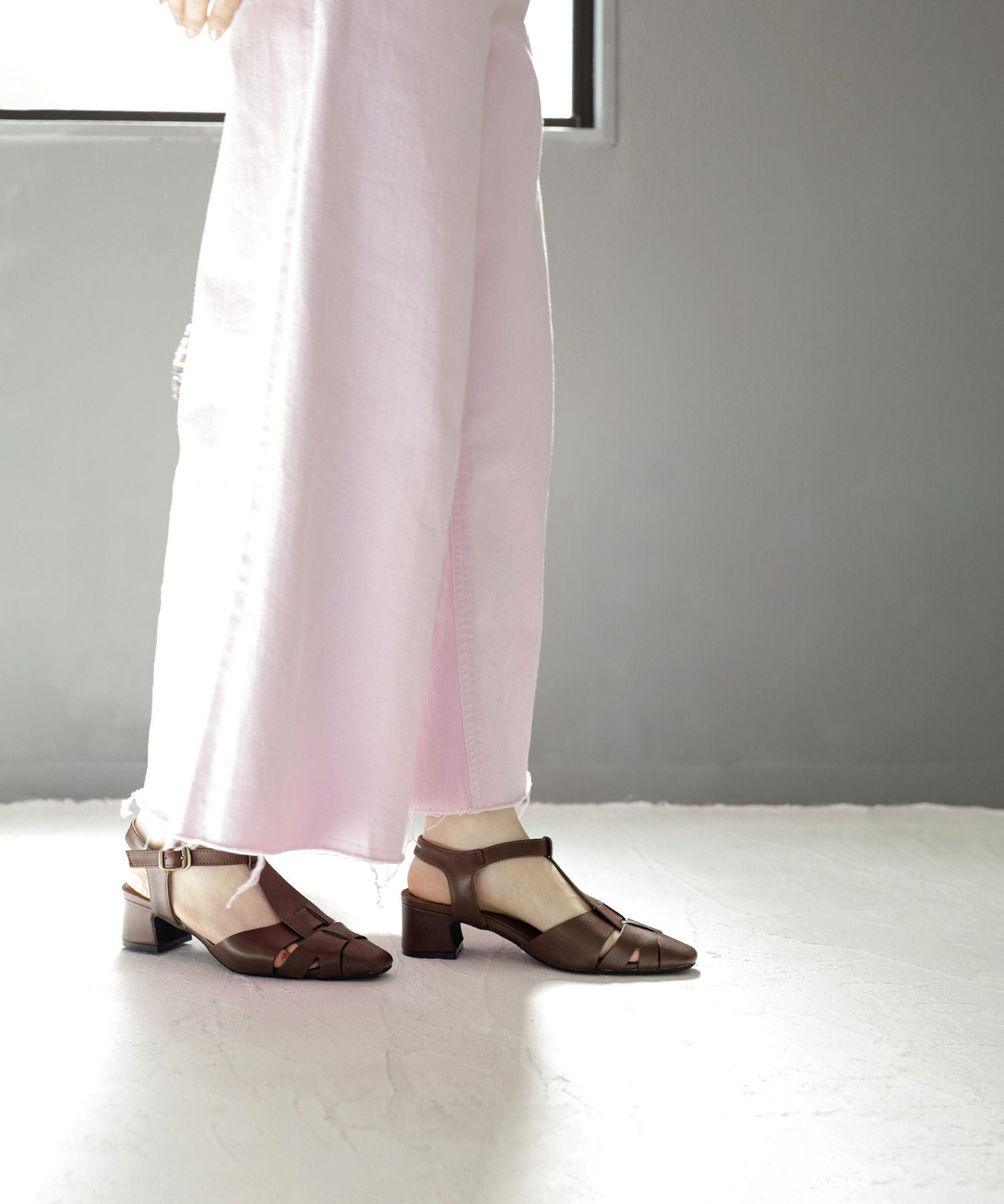 ミドルヒールグルカサンダル 【公式ショップ・ZOZOTOWN限定販売アイテム】